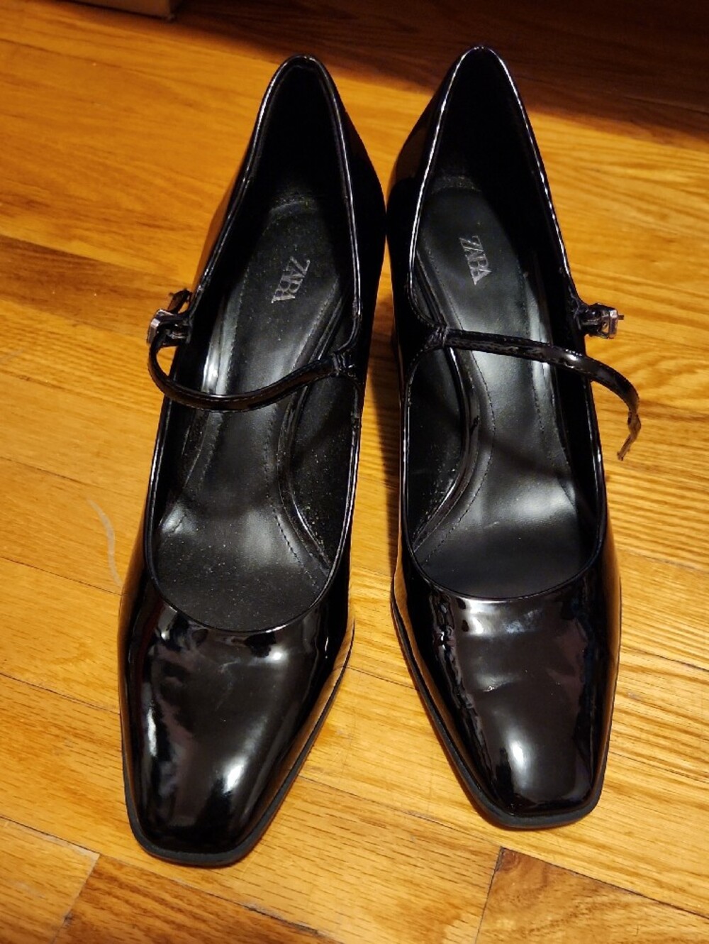 Zara Patent Mary Jane Pumps